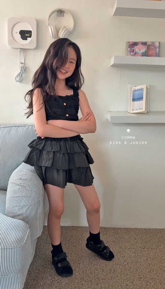 Comma - Korean Children Fashion - #littlefashionista - Button Frill Sleeveless - 12