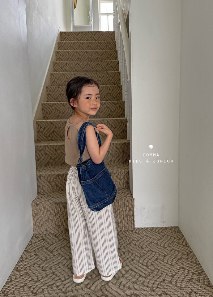 Comma - Korean Children Fashion - #magicofchildhood - Flowy Long Pants (Light Beige) - 7