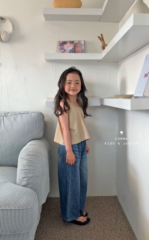 Comma - Korean Children Fashion - #minifashionista - Band Frill Sleeveless - 12
