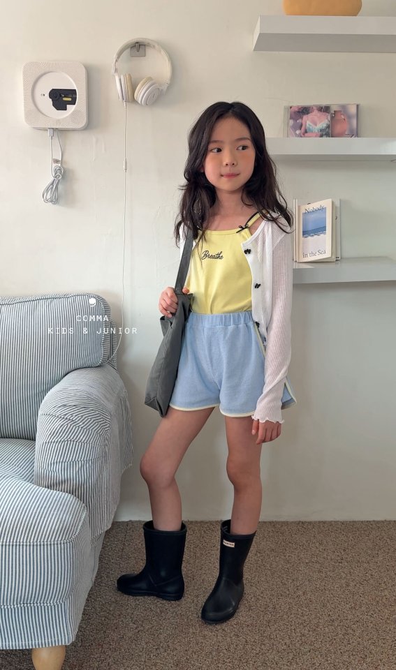 Comma - Korean Children Fashion - #minifashionista - Ribbon Terry Shorts - 11