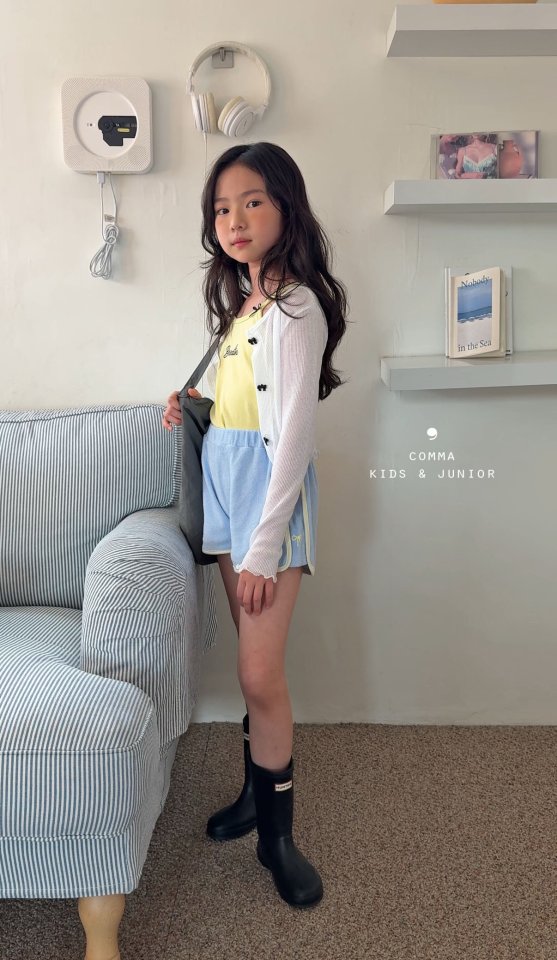 Comma - Korean Children Fashion - #prettylittlegirls - Ribbon Terry Shorts - 12