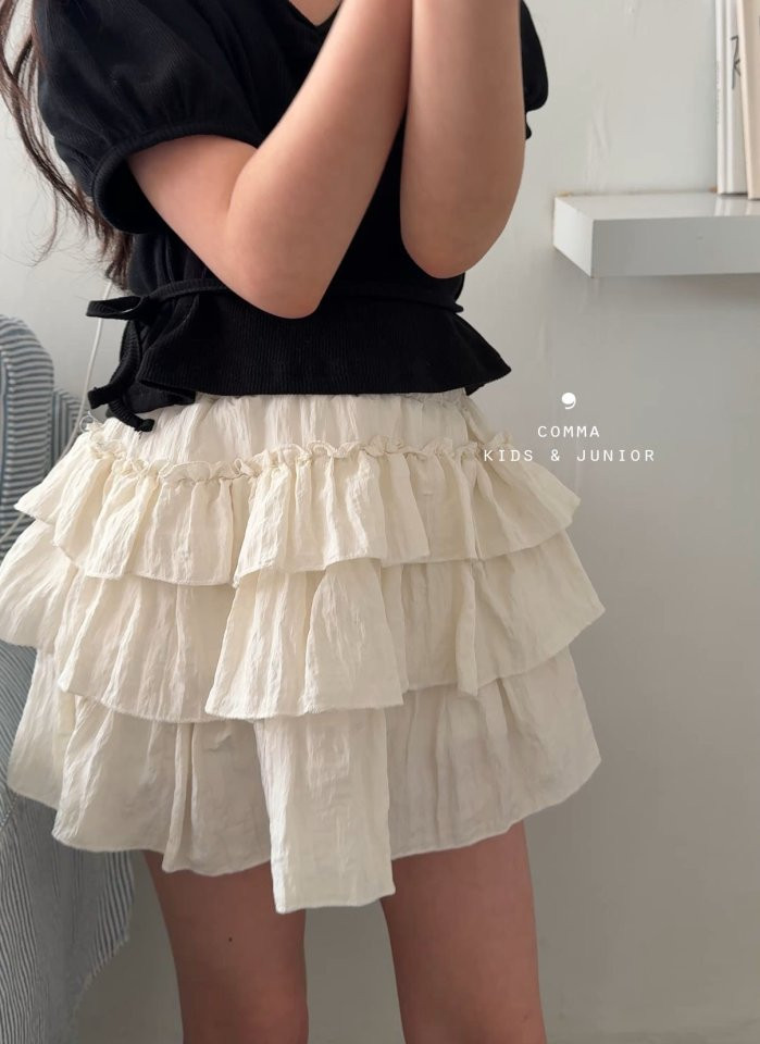 Comma - Korean Children Fashion - #prettylittlegirls - High Tiered Skirt - 11