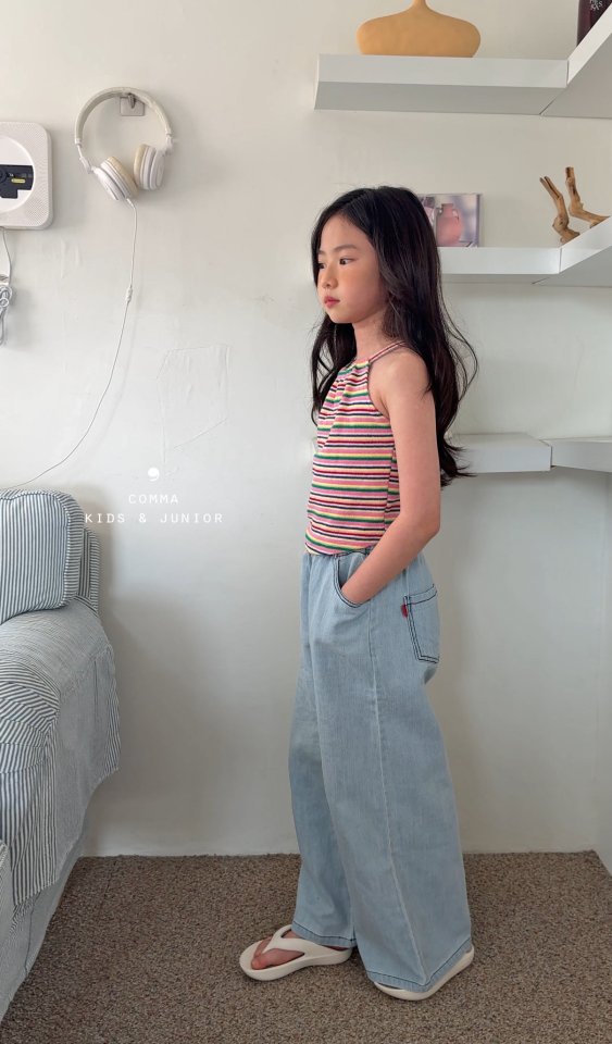 Comma - Korean Children Fashion - #minifashionista - Halter Strap Sleeveless - 4