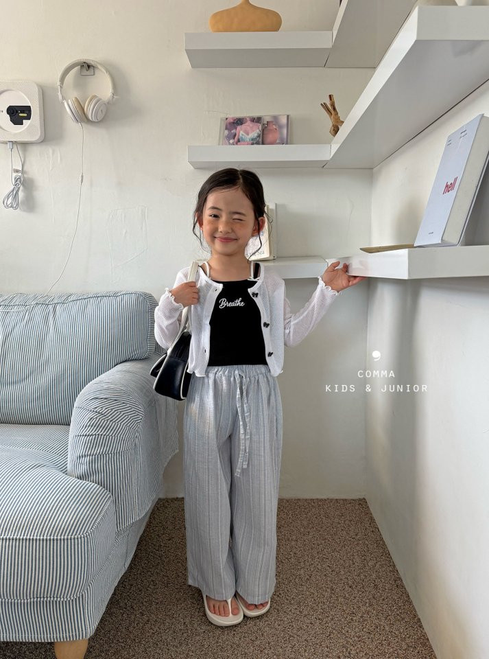 Comma - Korean Children Fashion - #todddlerfashion - Double Strap Sleeveless