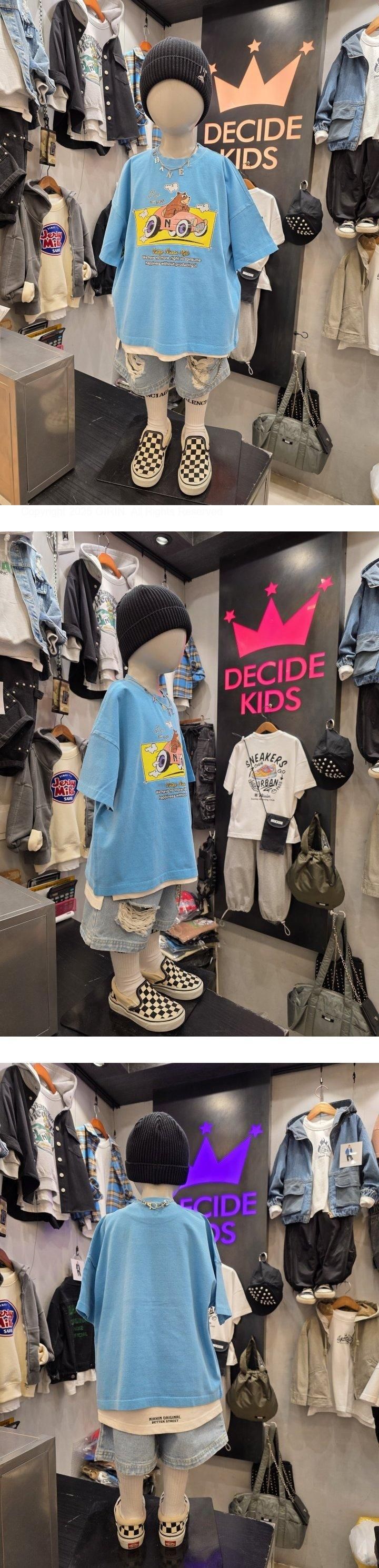 Decide Kids - Korean Children Fashion - #designkidswear - Go Go Short Sleeve Tee