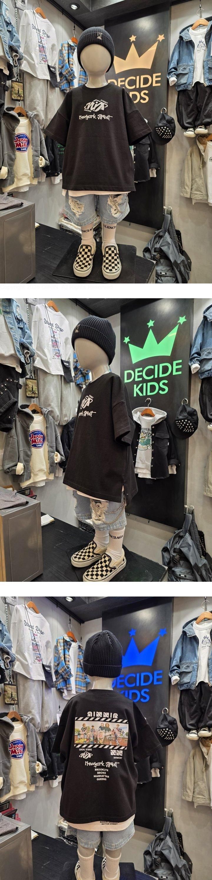 Decide Kids - Korean Children Fashion - #discoveringself - Cham Street Short Sleeve Tee