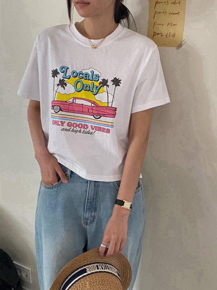 Diana - Korean Women Fashion - #momslook - Local Crop Tee - 2