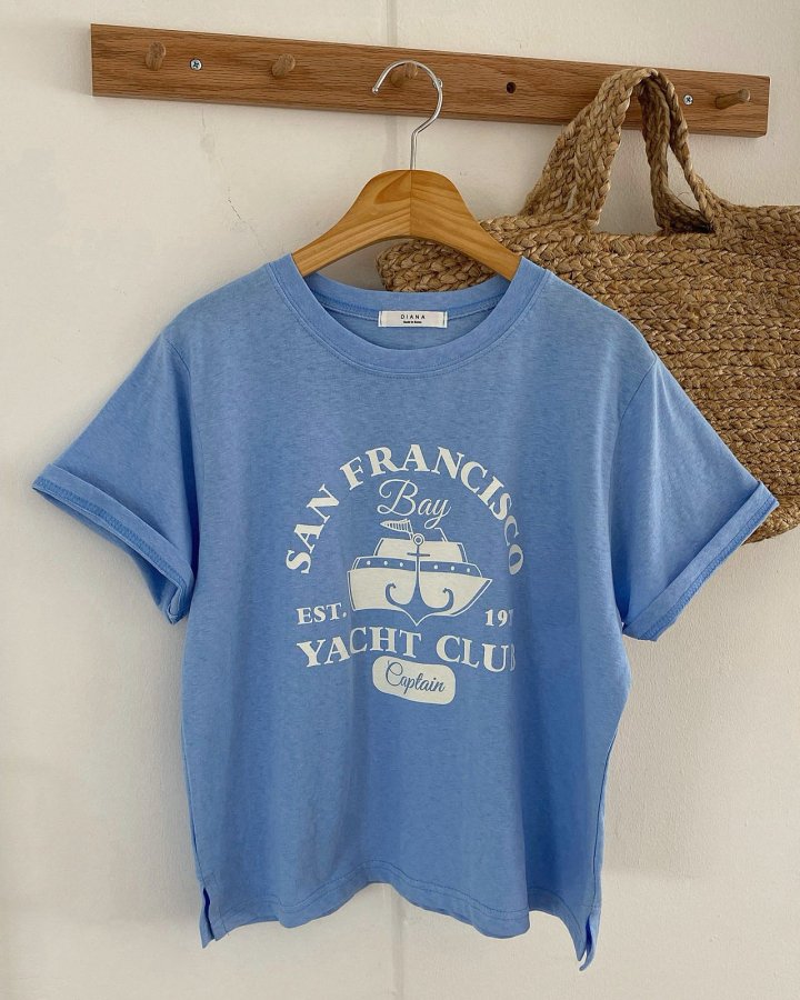 Diana - Korean Women Fashion - #momslook - Yacht Tee