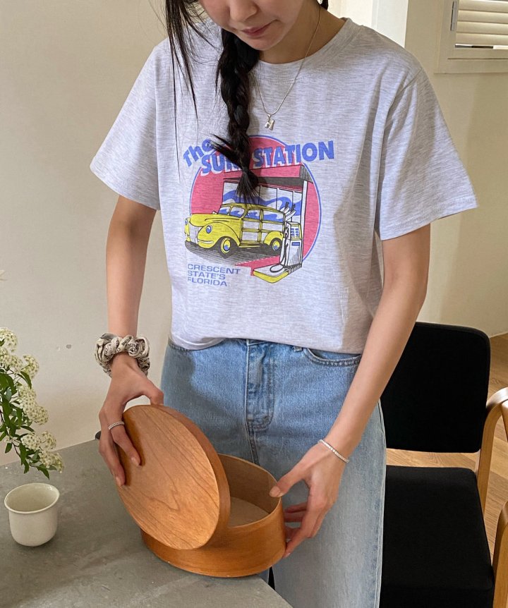 Diana - Korean Women Fashion - #momslook - Surf Tee - 7