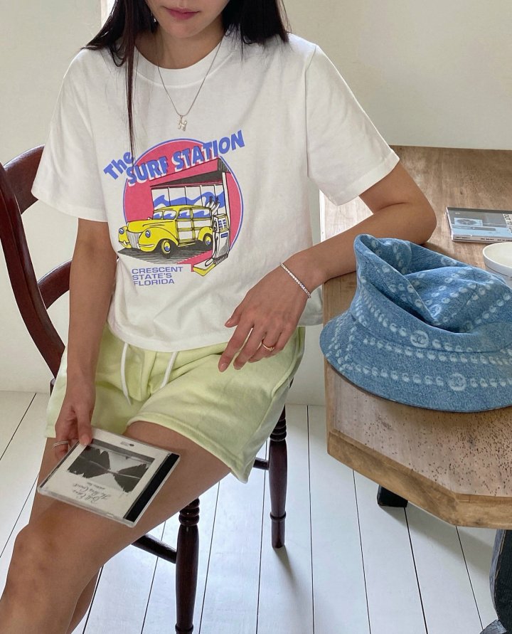 Diana - Korean Women Fashion - #momslook - Surf Tee - 8