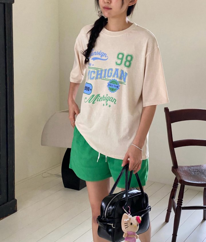 Diana - Korean Women Fashion - #momslook - Michigan Tee - 9