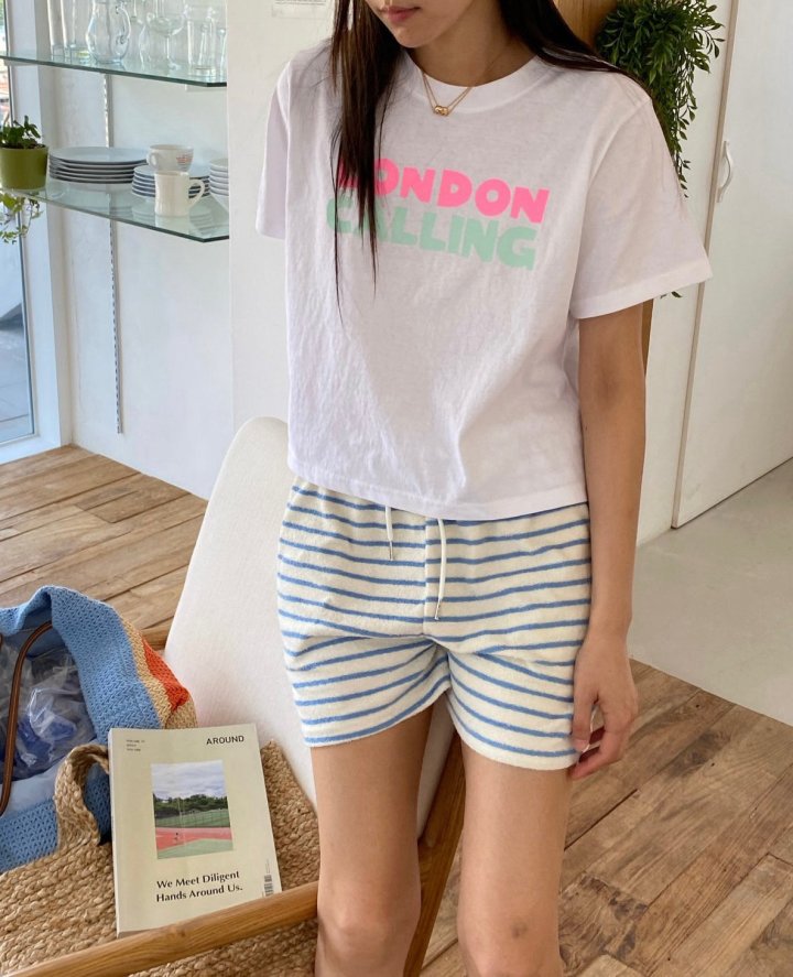 Diana - Korean Women Fashion - #momslook - Calling Crop Tee - 9