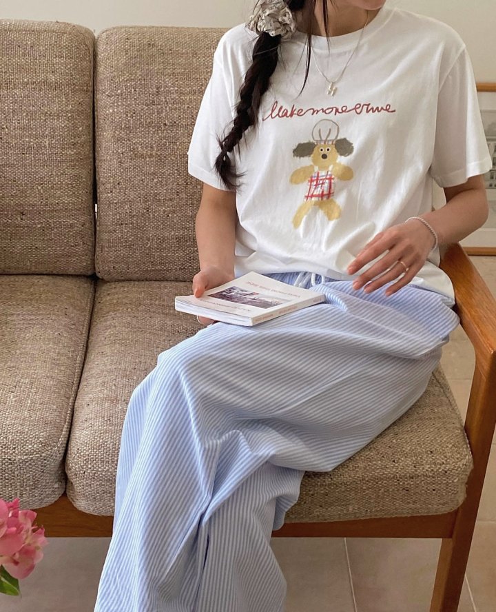 Diana - Korean Women Fashion - #momslook - Cooking Tee - 5