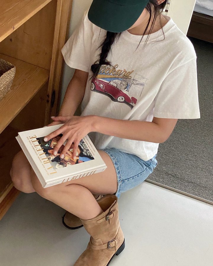 Diana - Korean Women Fashion - #momslook - Packard Tee - 7