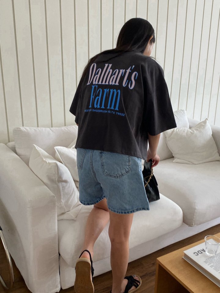 Diana - Korean Women Fashion - #momslook - Moon Heart Tee - 8