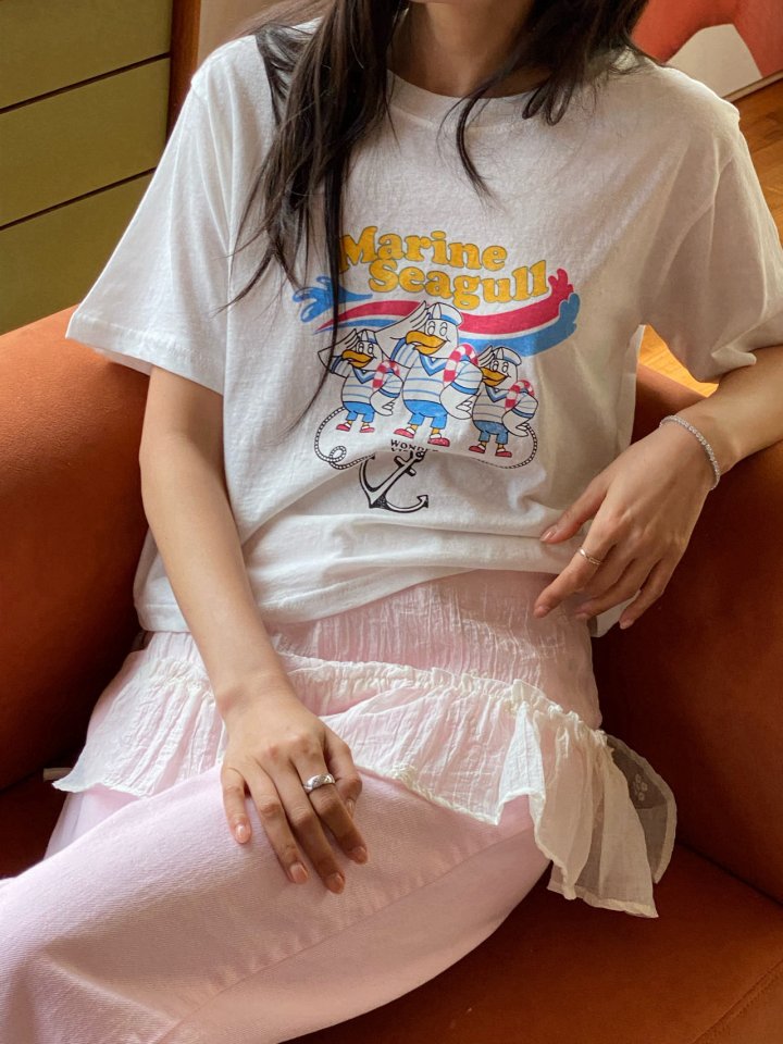 Diana - Korean Women Fashion - #momslook - Marine Tee - 3