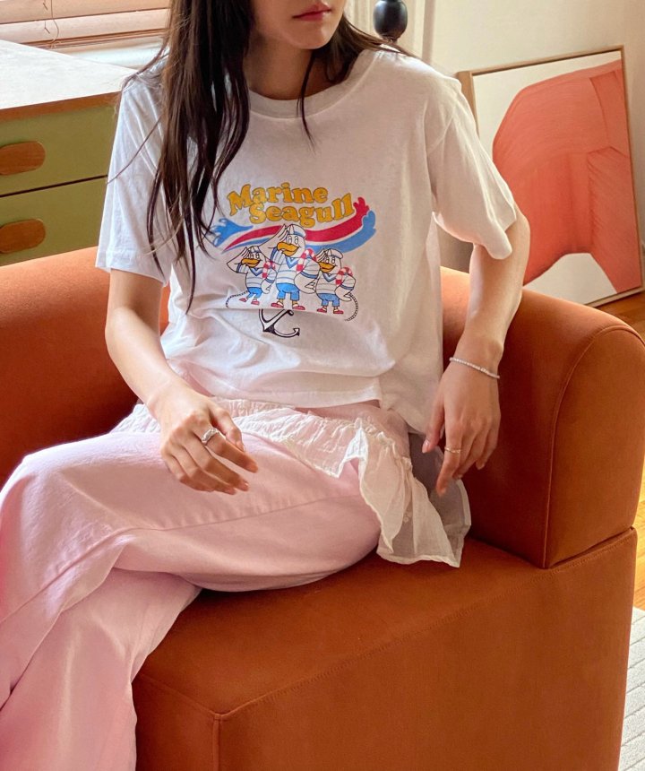 Diana - Korean Women Fashion - #momslook - Marine Tee - 5