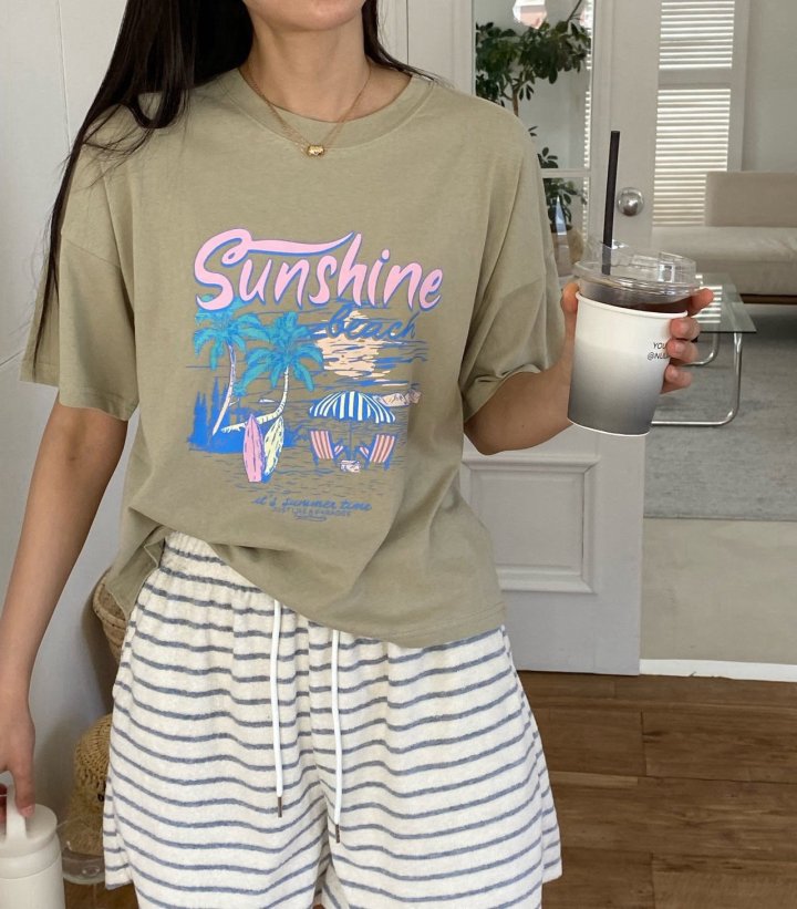 Diana - Korean Women Fashion - #momslook - Sunshine Tee - 2