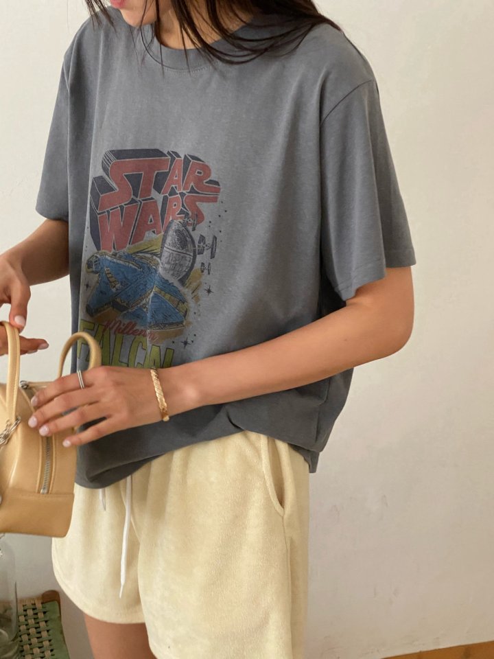 Diana - Korean Women Fashion - #momslook - Star Tee