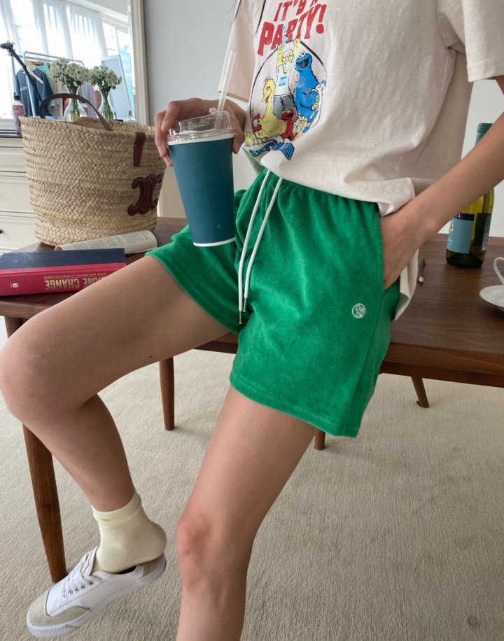 Diana - Korean Women Fashion - #momslook - Terry Shorts