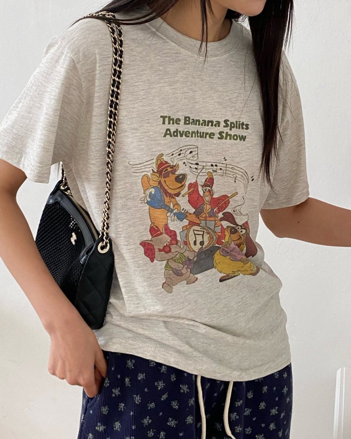 Diana - Korean Women Fashion - #momslook - Split Tee