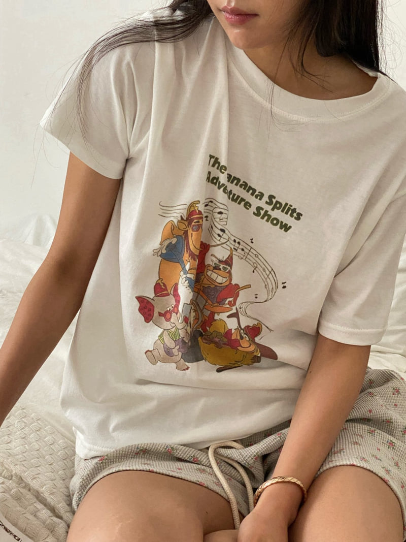Diana - Korean Women Fashion - #momslook - Split Tee - 11