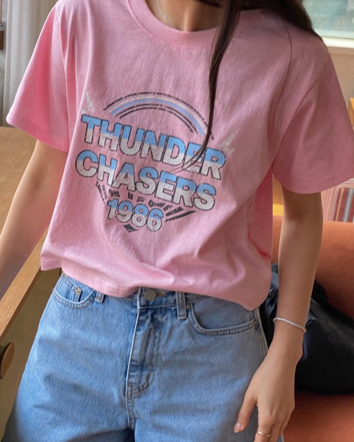 Diana - Korean Women Fashion - #restrostyle - Thunder Tee - 3