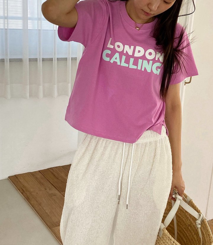 Diana - Korean Women Fashion - #restrostyle - Calling Crop Tee - 2