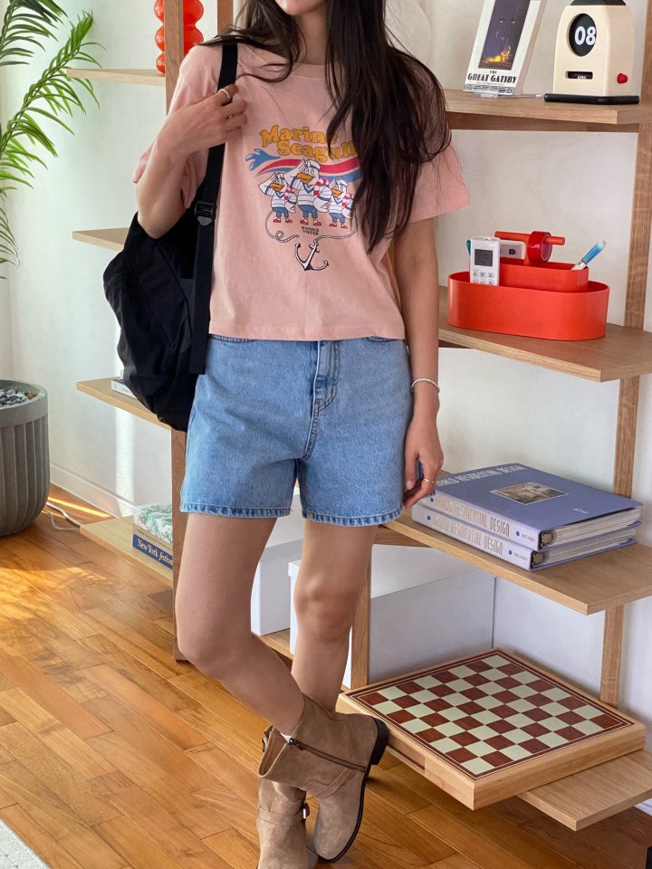 Diana - Korean Women Fashion - #restrostyle - Marine Tee - 10