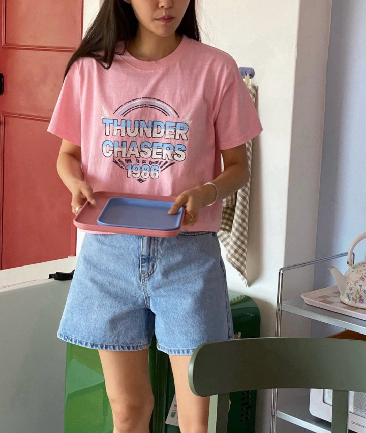 Diana - Korean Women Fashion - #restrostyle - Thunder Tee - 4
