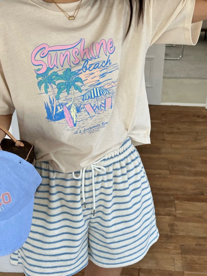 Diana - Korean Women Fashion - #romanticstyle - Sunshine Tee - 10