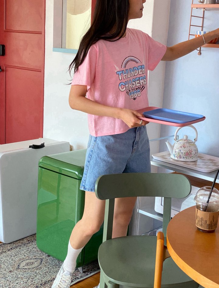 Diana - Korean Women Fashion - #shopsmall - Thunder Tee - 5