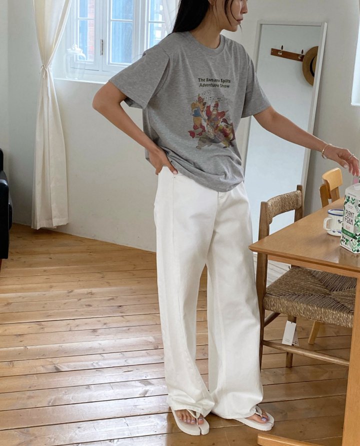 Diana - Korean Women Fashion - #shopsmall - Split Tee - 8