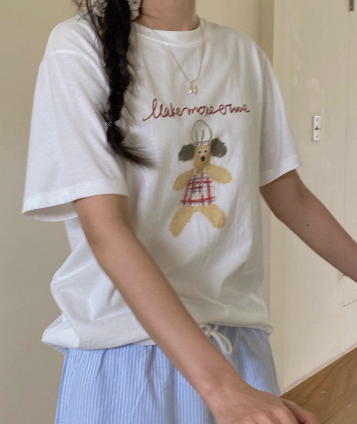 Diana - Korean Women Fashion - #thatsdarling - Cooking Tee
