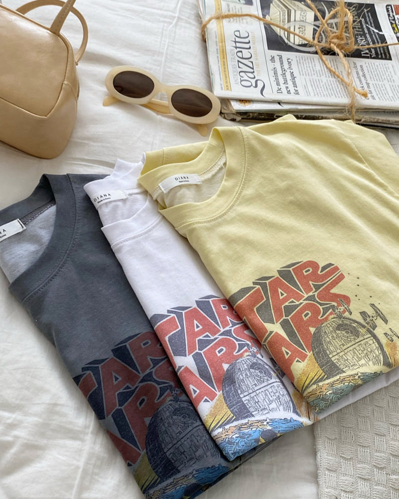 Diana - Korean Women Fashion - #thelittlethings - Star Tee - 12