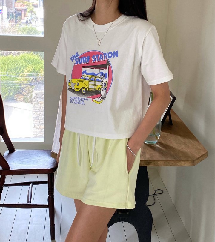 Diana - Korean Women Fashion - #vintageinspired - Surf Tee - 10