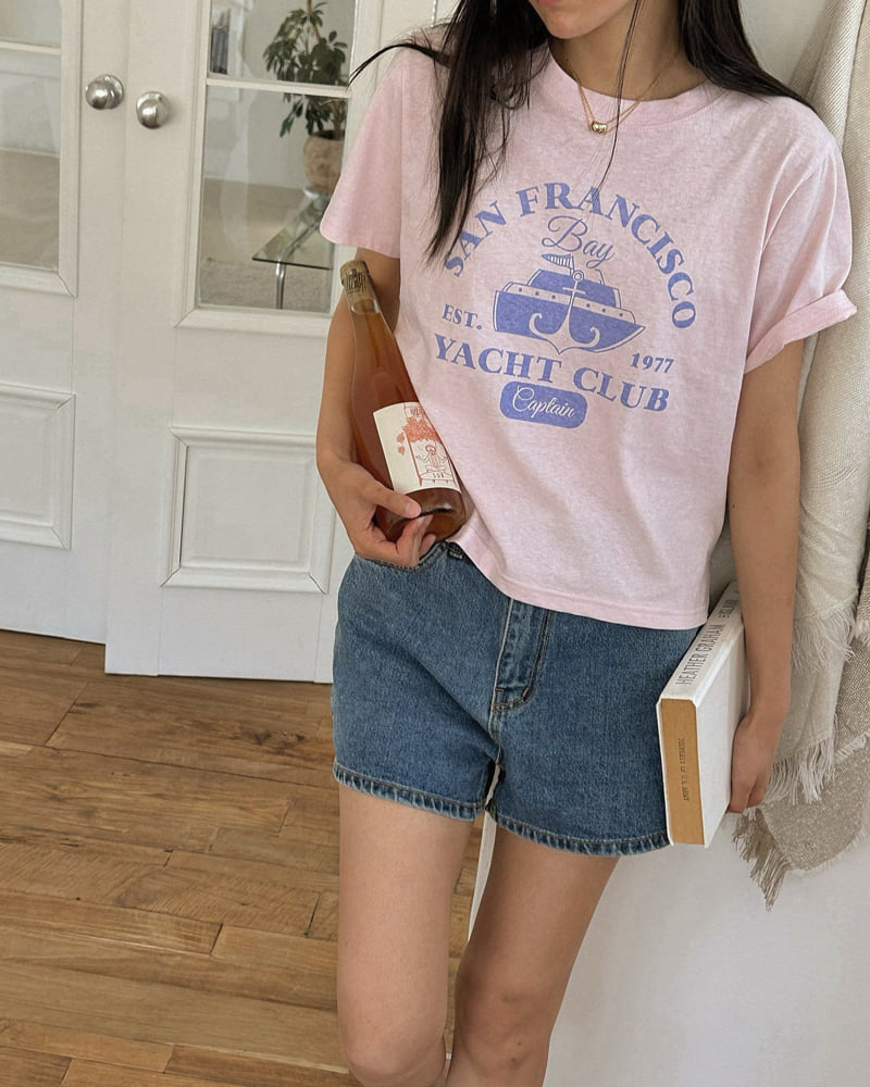 Diana - Korean Women Fashion - #vintagekidsstyle - Yacht Tee - 12