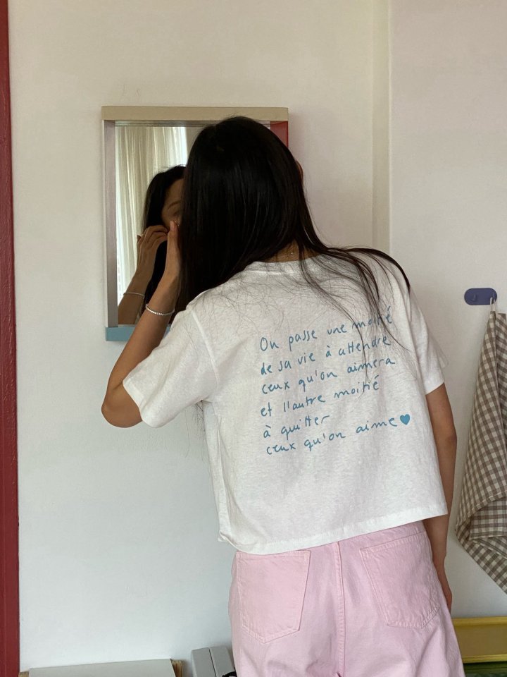 Diana - Korean Women Fashion - #womensfashion - Heart Tee - 8