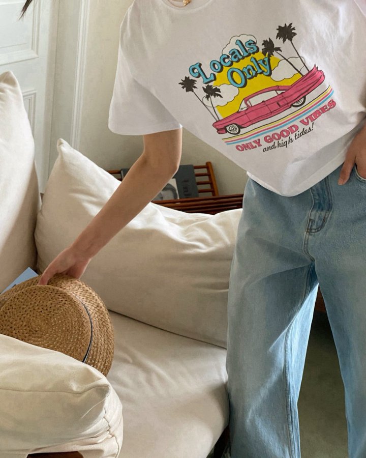 Diana - Korean Women Fashion - #womensfashion - Local Crop Tee - 5