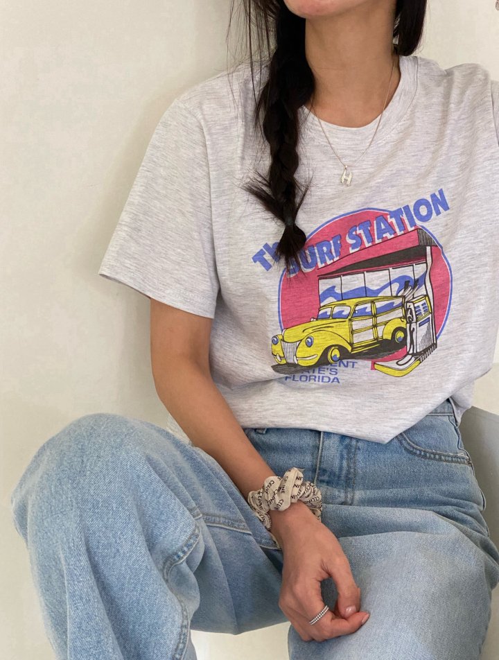 Diana - Korean Women Fashion - #womensfashion - Surf Tee - 3