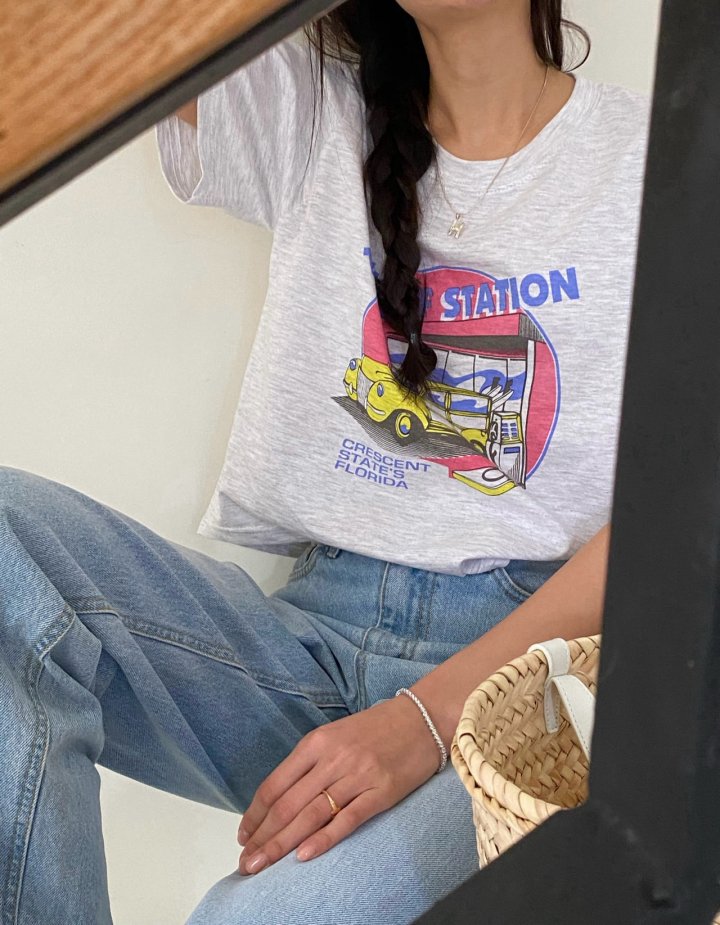 Diana - Korean Women Fashion - #womensfashion - Surf Tee - 5