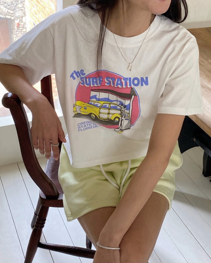 Diana - Korean Women Fashion - #womensfashion - Surf Tee - 9