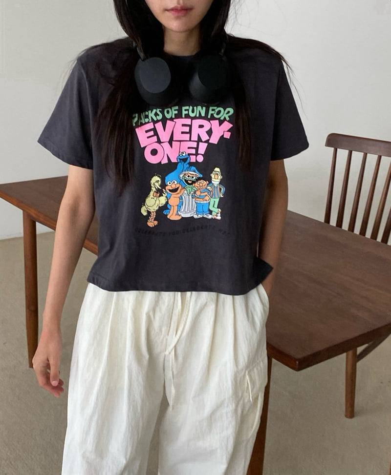 Diana - Korean Women Fashion - #womensfashion - Every Crop Tee - 11