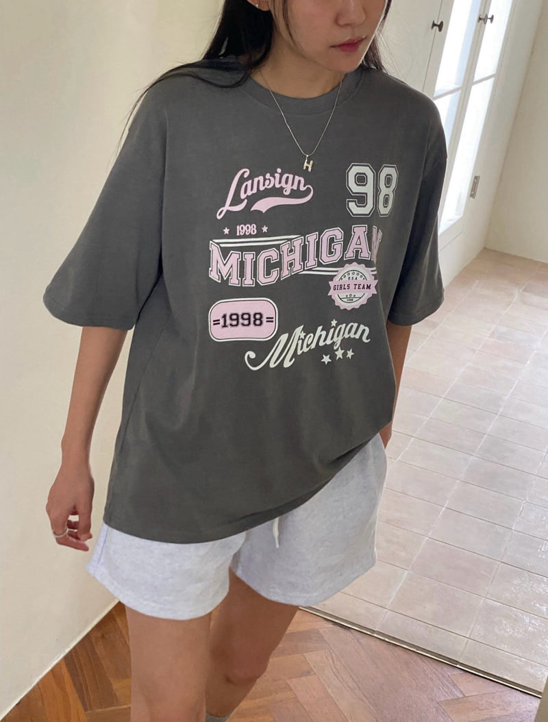 Diana - Korean Women Fashion - #womensfashion - Michigan Tee - 12