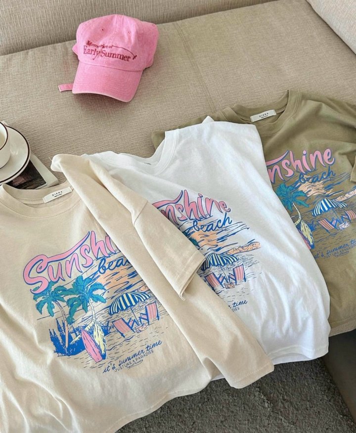 Diana - Korean Women Fashion - #womensfashion - Sunshine Tee