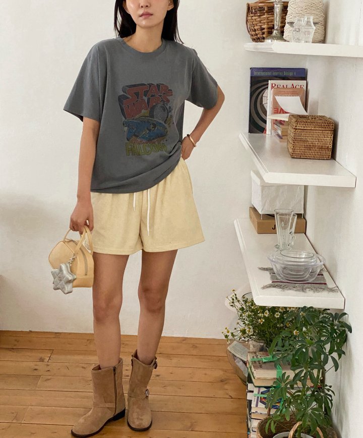 Diana - Korean Women Fashion - #momslook - Star Tee - 4