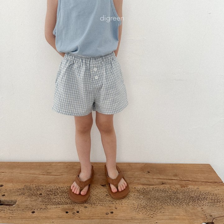 Digreen - Korean Children Fashion - #Kfashion4kids - Momo Check Pants - 11
