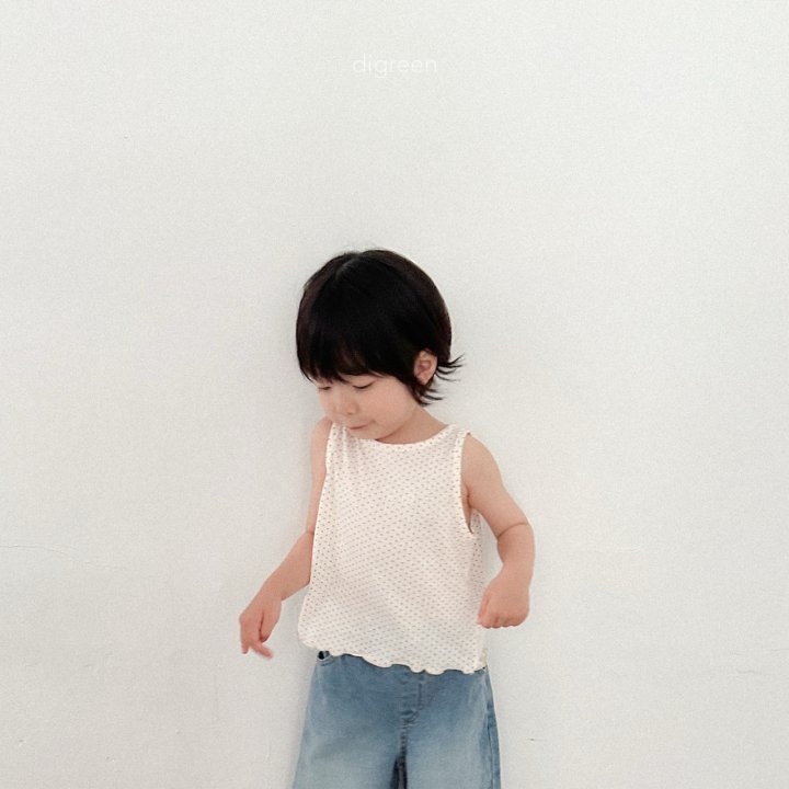 Digreen - Korean Children Fashion - #Kfashion4kids - Dot Sleeveless - 9