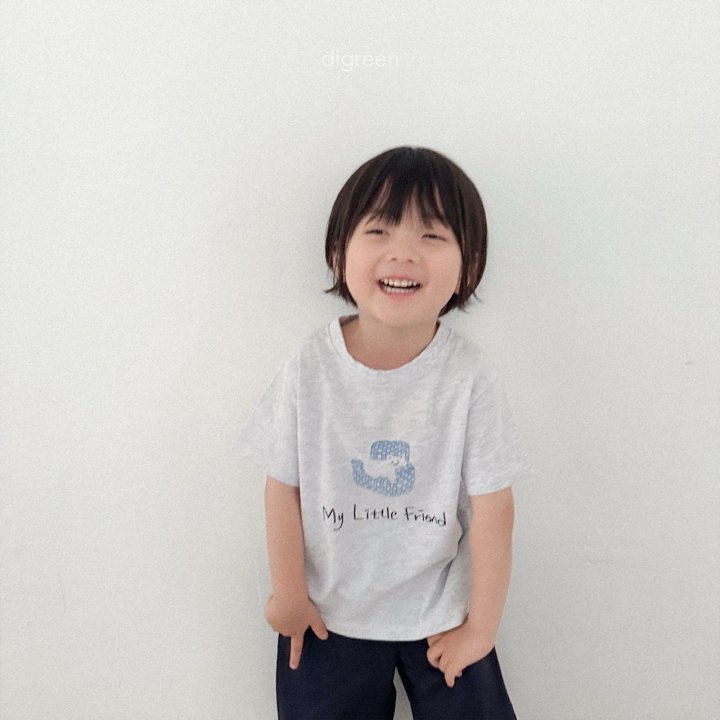 Digreen - Korean Children Fashion - #childrensboutique - Little Friend Tee - 6