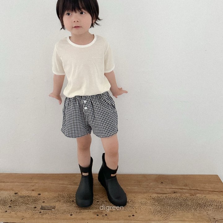 Digreen - Korean Children Fashion - #fashionkids - Momo Check Pants - 7